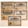 Image 1 : Idaho Lead Mining Stock Certificates (5)  106729