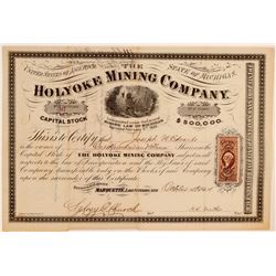 Holyoke Mining Company Stock Certificate  104520