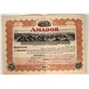 Image 1 : Amador Consolidated Mining & Development Co. Stock Certificate  107601