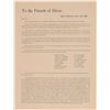 Image 1 : Butte 'Friends of Silver" Broadside about "this critical situation"  105830