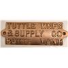 Image 1 : Tuttle Mnfg & Supply Solid Brass/Bronze Gold colored Plate  105842