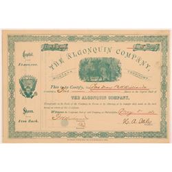 Algonquin Company Stock  109537