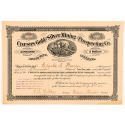 Croesus Gold and Silver MC Stock  109539