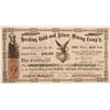 Image 1 : Harding Gold & Silver Mining Company Stock Certificate  106998
