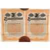 Image 1 : Two Comstock Tunnel Bonds signed by Theodore Sutro (son)  105773