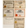 Image 1 : Seven Different Mining Stock Certificates some Unissued  60017