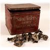 Image 2 : Texaco Wood Box, Purple Bottle, Tin Box, Mine Numbers  108201