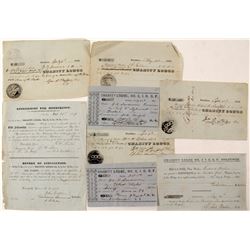 IOOF 1850's Paperwork  57369