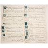Image 1 : 20 Territorial Virginia City, Nevada Checks signed by Charles Strong  77516