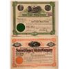 Image 1 : Sunset Copper Mining Company Stock Certificate Pair  107611