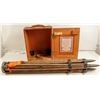 Image 1 : Antique Tripod and Transit Case  87337