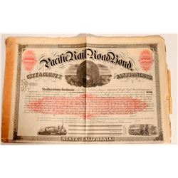 Pacific Rail-Road Bond (Unissued)  107532