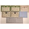 Image 1 : Cincinnati Railroad Stock Certificates (8)  106675