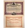Image 1 : Two Different Wyoming Railroad Stock Certificates  107440