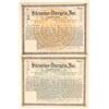 Image 1 : Stevens Duryea, Inc. Stock Certificate Pair  106812