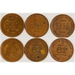 Hale Brothers Store Cards  108601