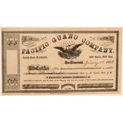 Pacific Guano Company Stock Certificate  106774