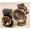 Image 2 : Carbide Coach Lamp & Bicycle Light / 2 Pieces.  109582