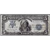 Image 1 : 1899 $5 Indian Chief Silver Certificate Note