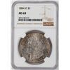 Image 1 : 1884-O $1 Morgan Silver Dollar Coin NGC MS63