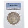 Image 1 : 1887 $1 Morgan Silver Dollar Coin PCGS MS63