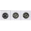 Image 2 : Lot of (3) 1956 Proof Franklin Half Dollar Coins