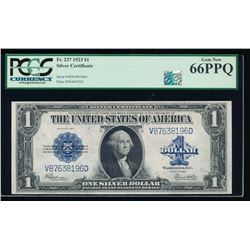 1923 $1 Silver Certificate PCGS 66EPQ