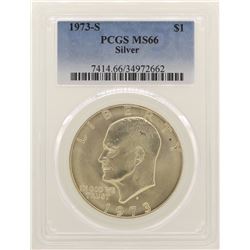 1973-S Eisenhower Silver Dollar PCGS MS66