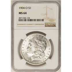 1904-O $1 Morgan Silver Dollar Coin NGC MS64