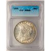 Image 1 : 1896 $1 Morgan Silver Dollar Coin ICG MS66