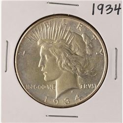 1934 $1 Peace Silver Dollar Coin