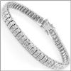 Image 1 : Plated Rhodium 0.43ctw Diamond Bracelet