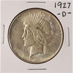 1927-D $1 Peace Silver Dollar Coin