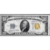Image 1 : 1934A $10 North Africa WWII Emergency Issue Silver Certificate Note
