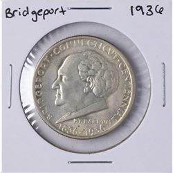 1936 Bridgeport Connecticut Centennial Commemorative Half Dollar Coin