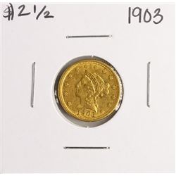 1903 $2 1/2 Liberty Head Quarter Eagle Gold Coin