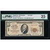 Image 1 : 1929 $10 Appleton National Bank Note PMG 25