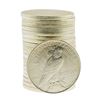 Image 2 : Roll of (20) Brilliant Uncirculated 1922 $1 Peace Silver Dollar Coins