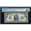 Image 1 : 1928A $50 St Louis Federal Reserve Note PMG 64EPQ