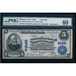1902 $5 Buffalo National Bank Note PMG 40