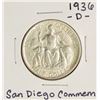 Image 1 : 1936-D San Diego Commemorative Half Dollar Coin