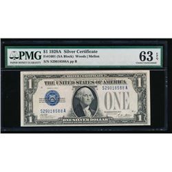 1928A $1 Silver Certificate PMG 63EPQ