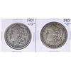 Image 1 : Lot of (2) 1901-O $1 Morgan Silver Dollar Coins