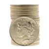 Image 1 : Roll of (20) Brilliant Uncirculated 1922-1925 $1 Peace Silver Dollar Coins
