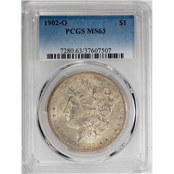 1902-O $1 Morgan Silver Dollar Coin PCGS MS63