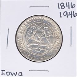 1946 Iowa Statehood Centennial Commemorative Half Dollar Coin