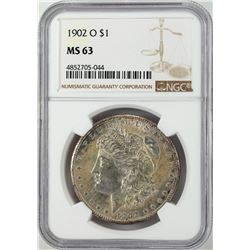 1902-O $1 Morgan Silver Dollar Coin NGC MS63