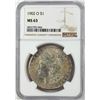 Image 1 : 1902-O $1 Morgan Silver Dollar Coin NGC MS63