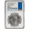 Image 1 : 2018 South Africa Krugerrand Silver Coin NGC MS69 First Day of Issue