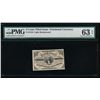 Image 1 : 3 Cent Third Issue Fractional Note PMG 63EPQ